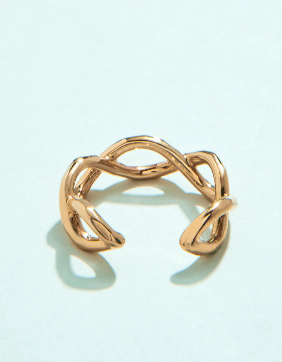 Splash Wavy Ring - 2 Sizes