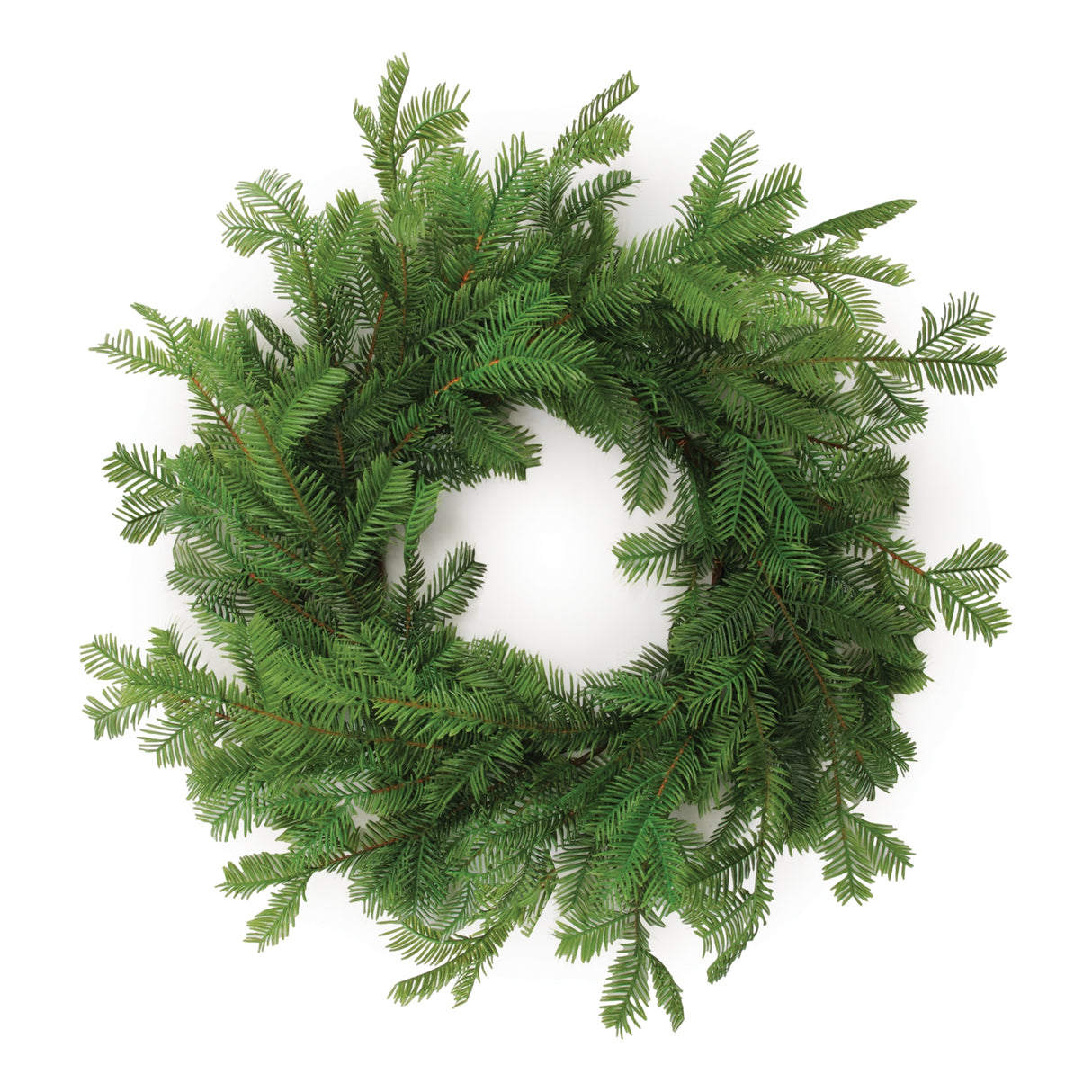 24" Winter Greens Pine Wreath