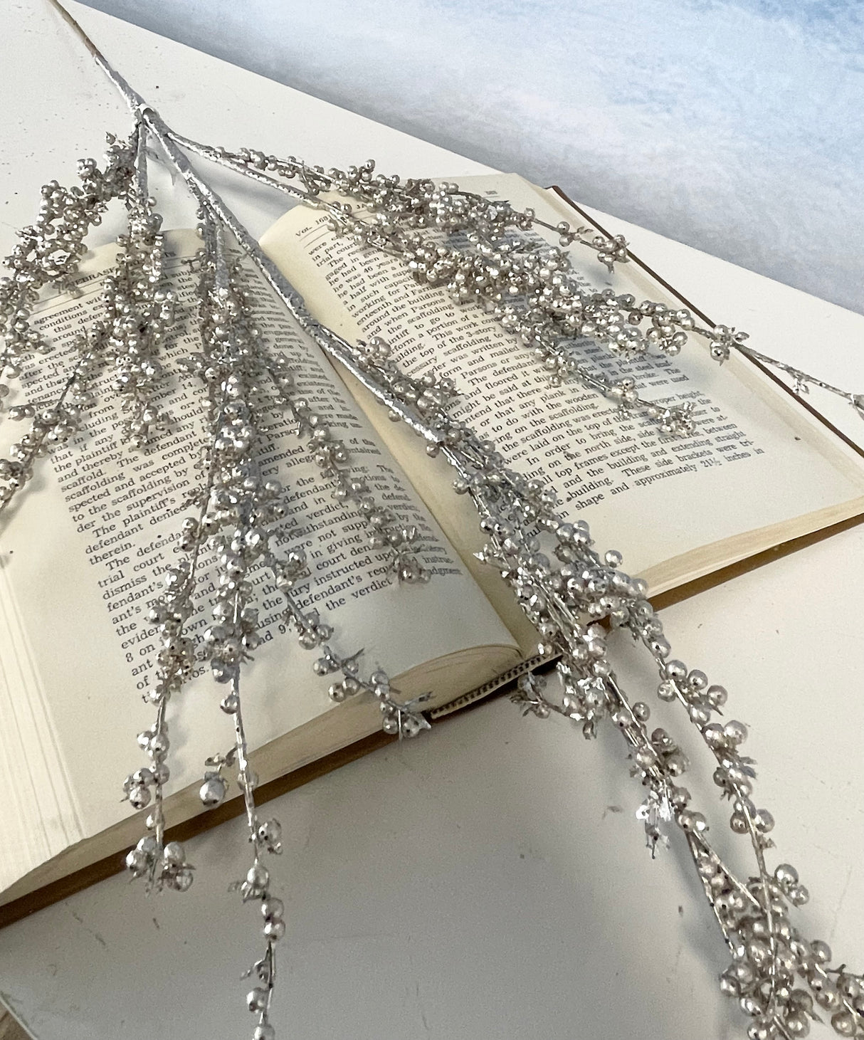 Champagne Seed Branch Spray