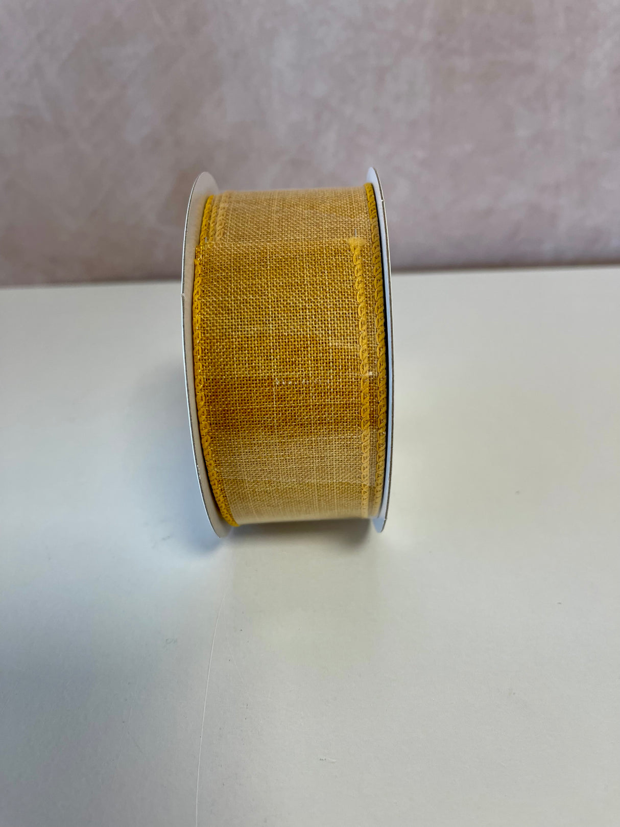 Sunflower Linen Ribbon Bolt