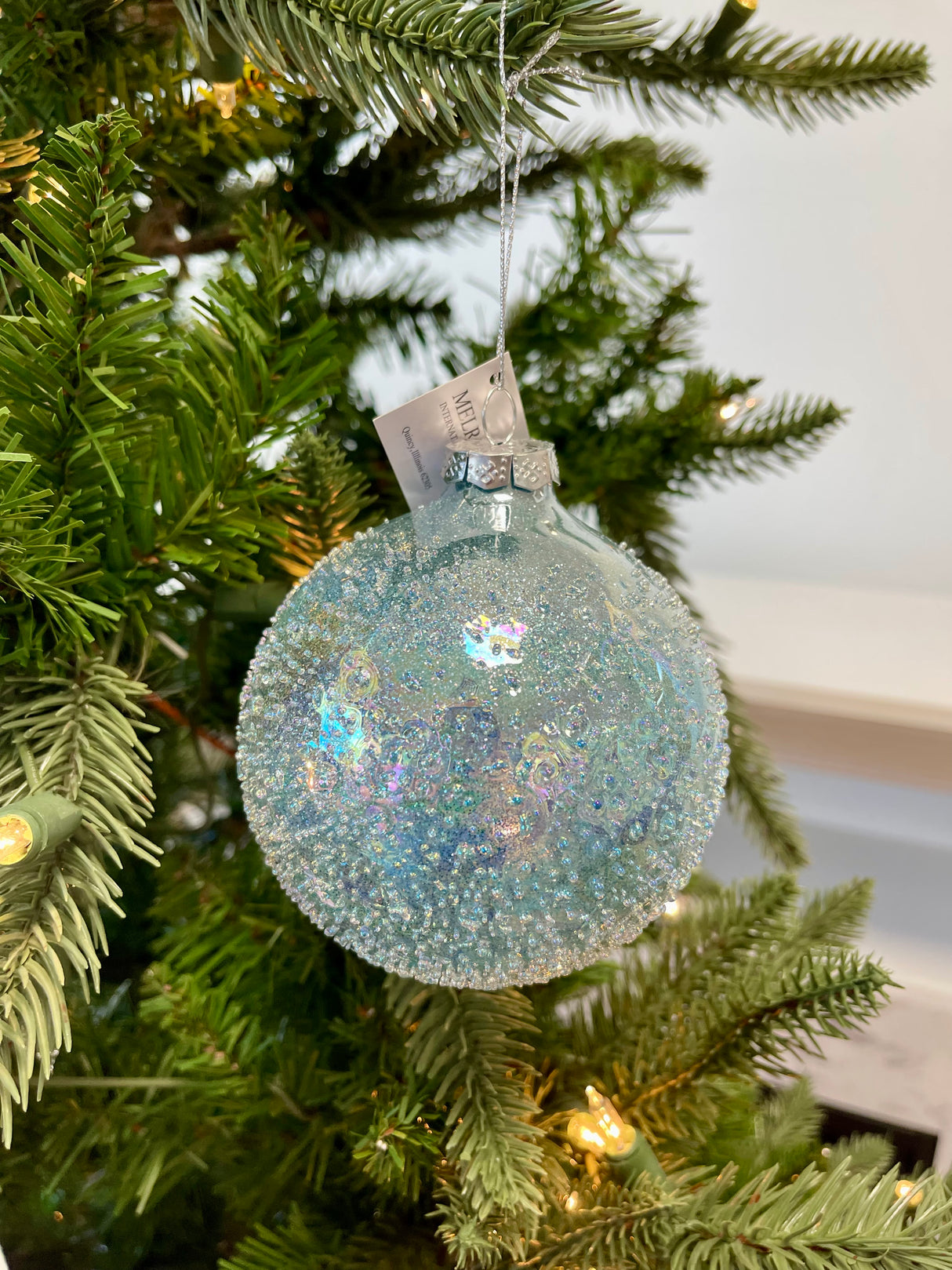 Shimmering Glass Ornaments -2 Styles