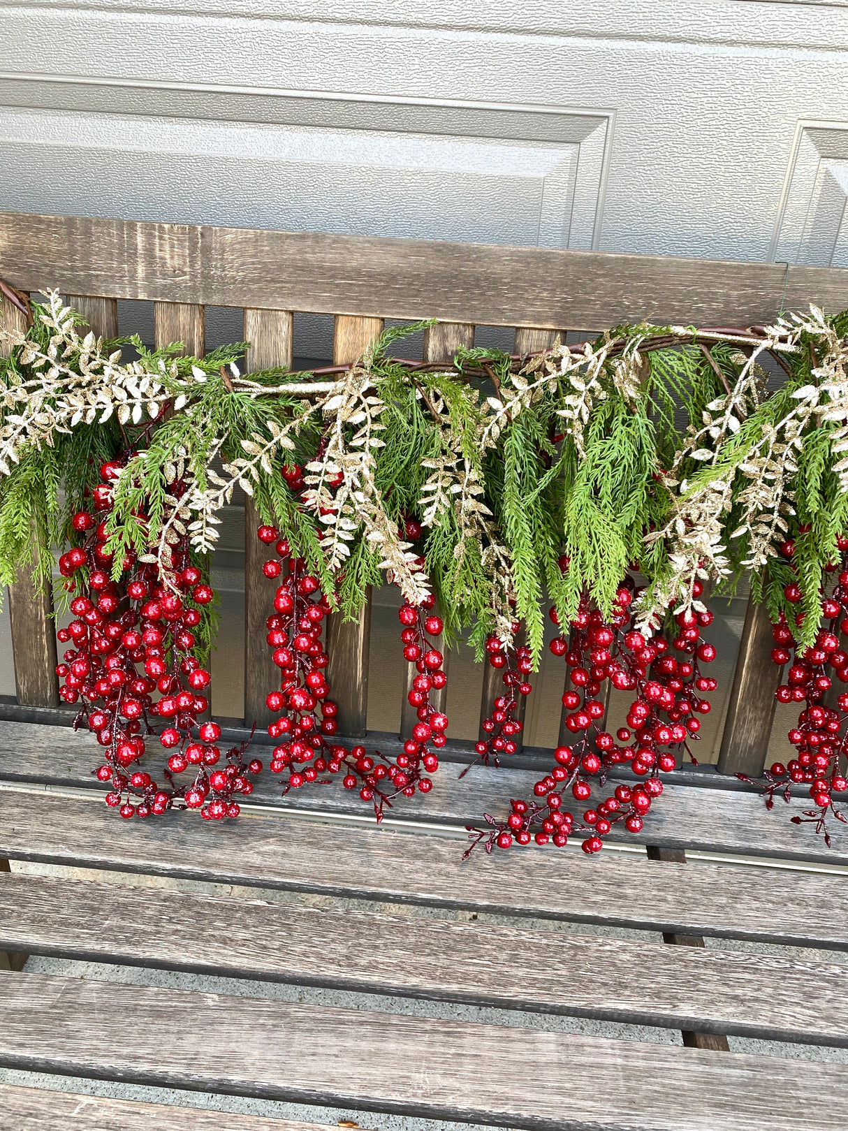 64" Woodland Berry Cascade Garland