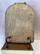 Arch Top Pumpkin Bucket Framed Art