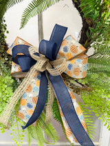 13" Pumpkin Picking Bow