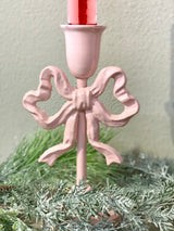 Cast Iron Bow Taper Holder -2 Colors