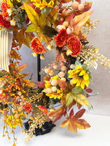 28" Pumpkin Spice Wreath