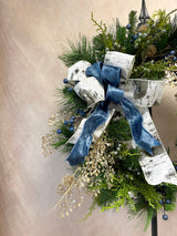 21" A Day In Winter Wreath