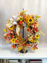 28" Pumpkin Spice Wreath