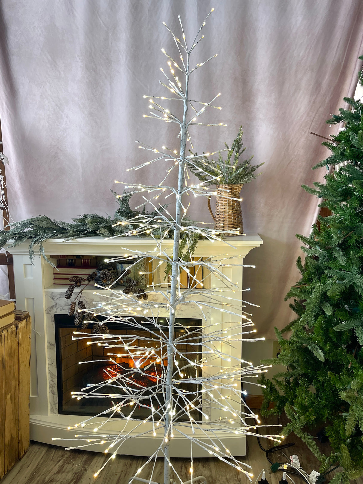 5.5' Birch Lighted Twinkle Tree