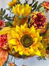 33" Forever Fall Hanging Basket