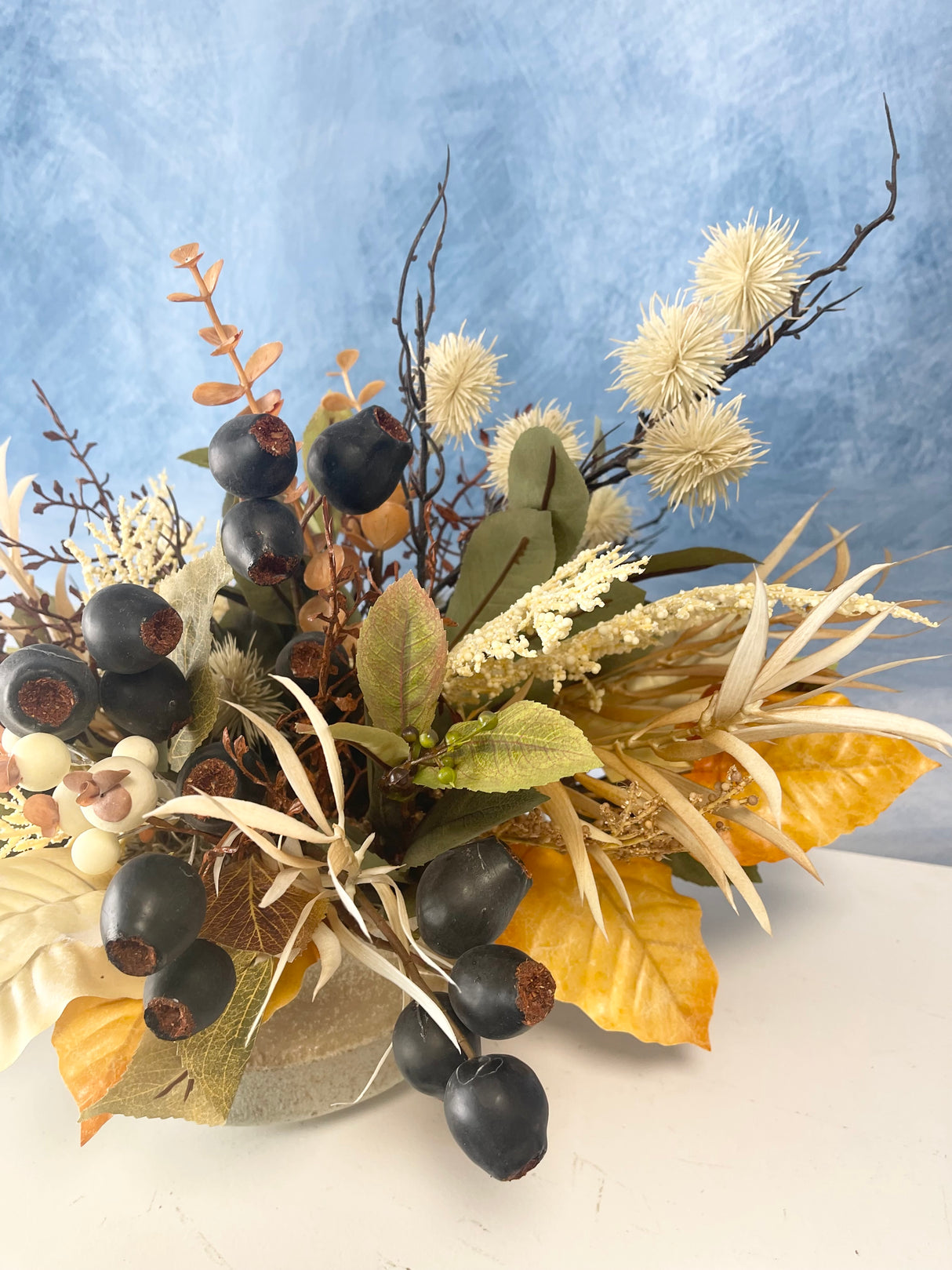 22" Warm Fall Wishes Centerpiece