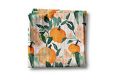 Pumpkin Fall Pink Floral Tea Towel