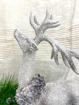16" Resin Glitter Woodland Deer