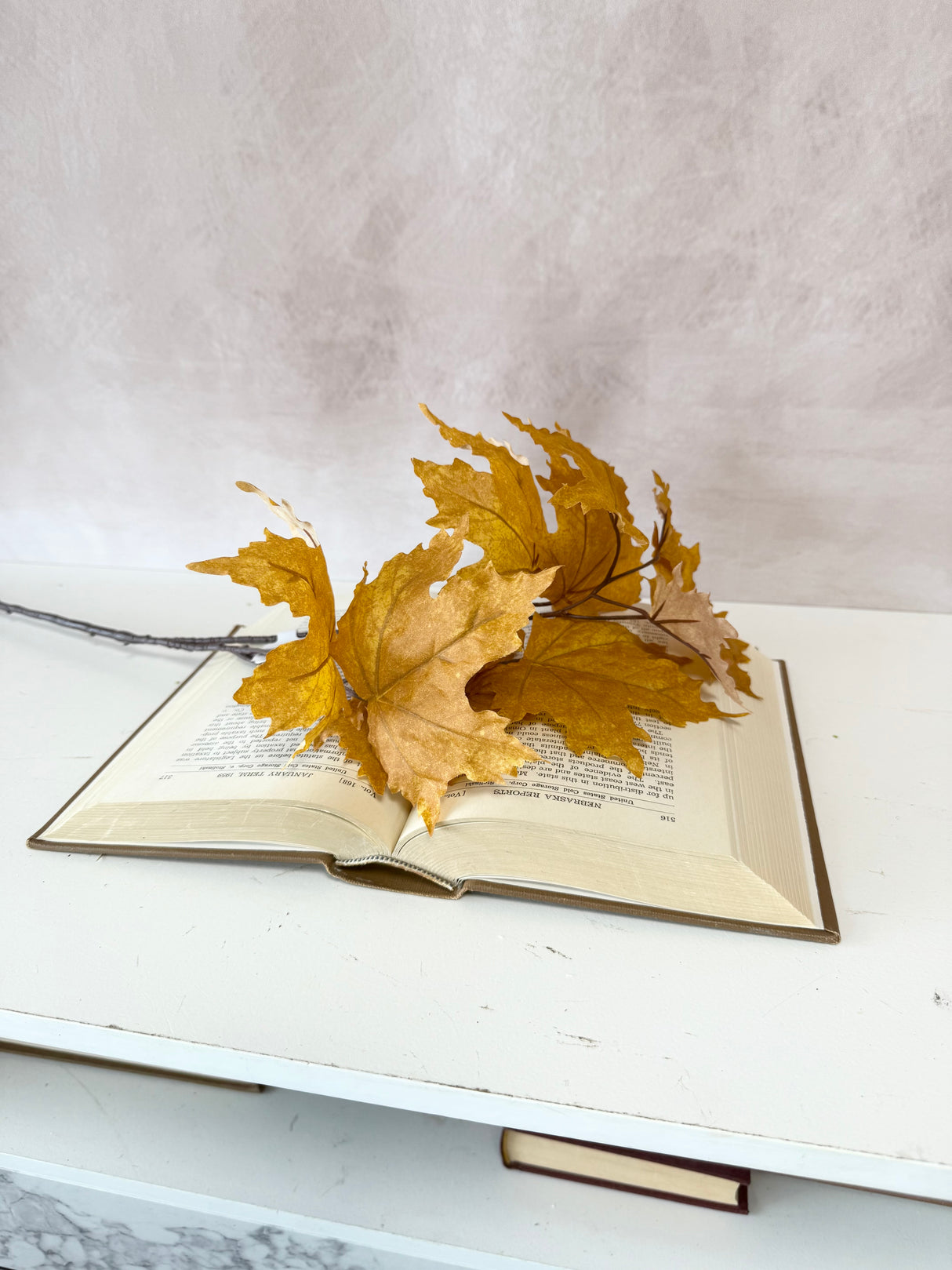 Amber Maple Leaf Spray