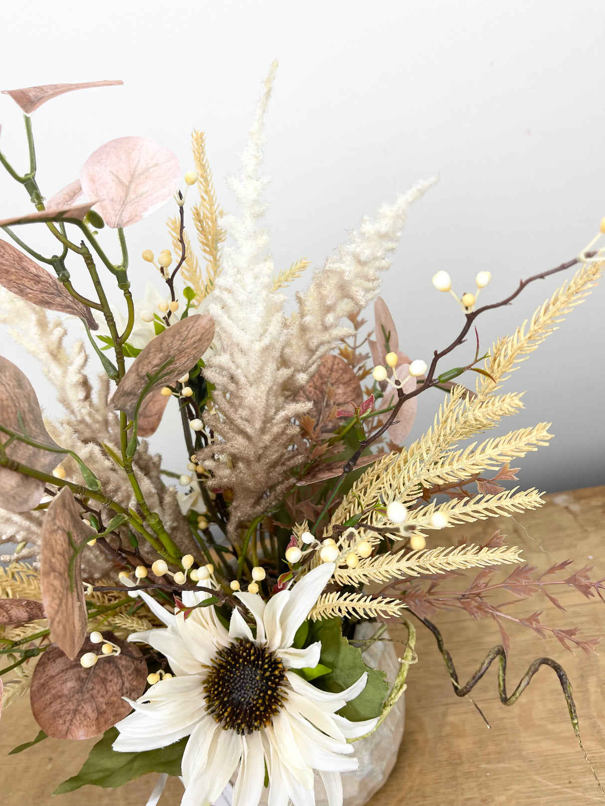 17" Beige and Beautiful Centerpiece