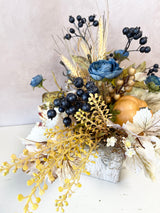 21" Blue October Centerpiece