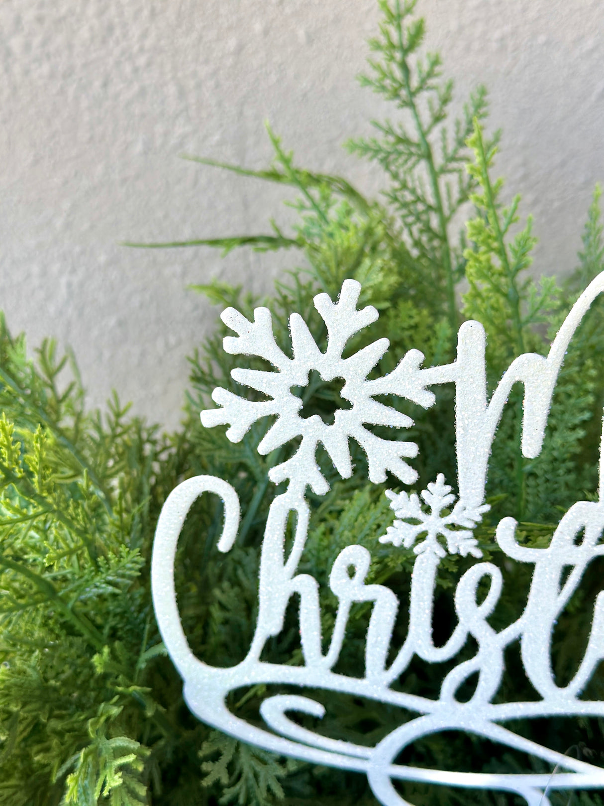 Merry Christmas Metal Stake