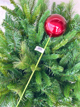 Burgundy Ornament Stake