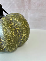 9" Green Spotted Pumpkin