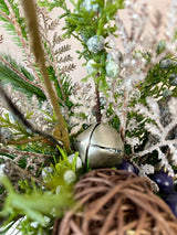 16" Frosted Woodland Charm Centerpiece