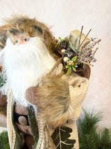 Cabin Christmas Santa