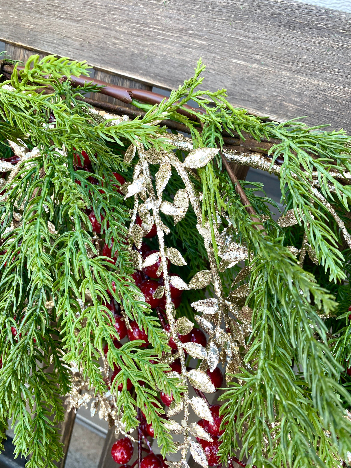 64" Woodland Berry Cascade Garland