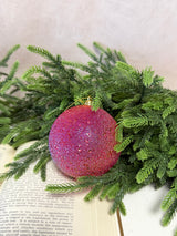 Shatterproof Rose Pink Ornament