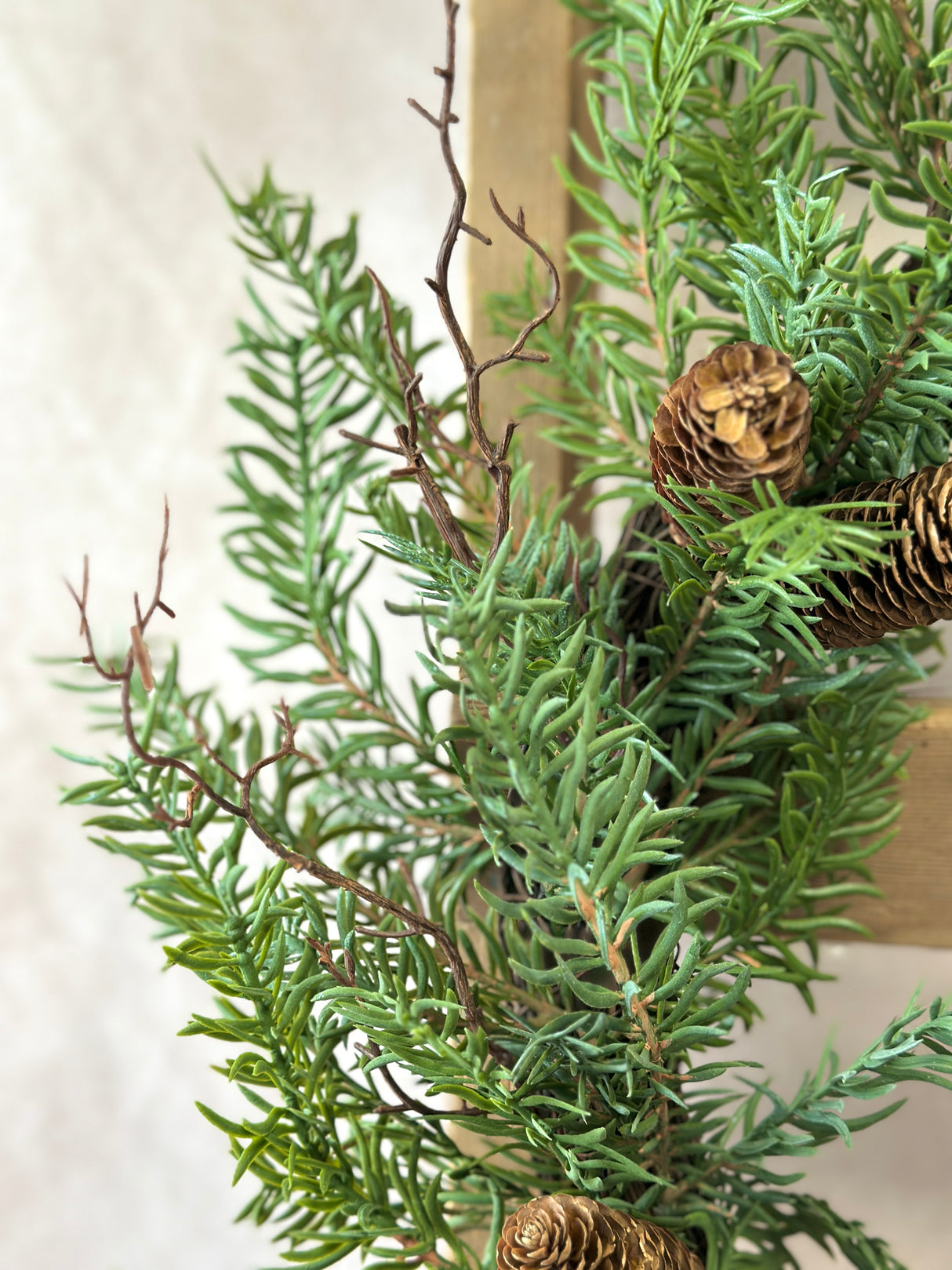 23" All Is Calm Pine Wreath