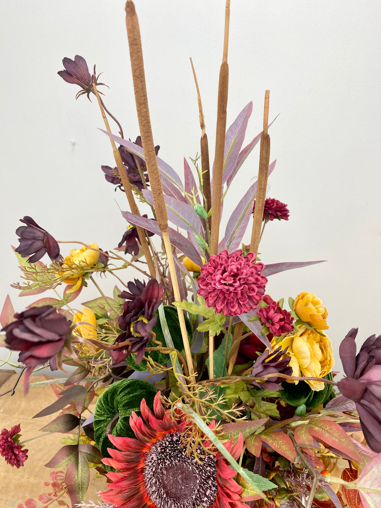 24" Passionate Peony Centerpiece