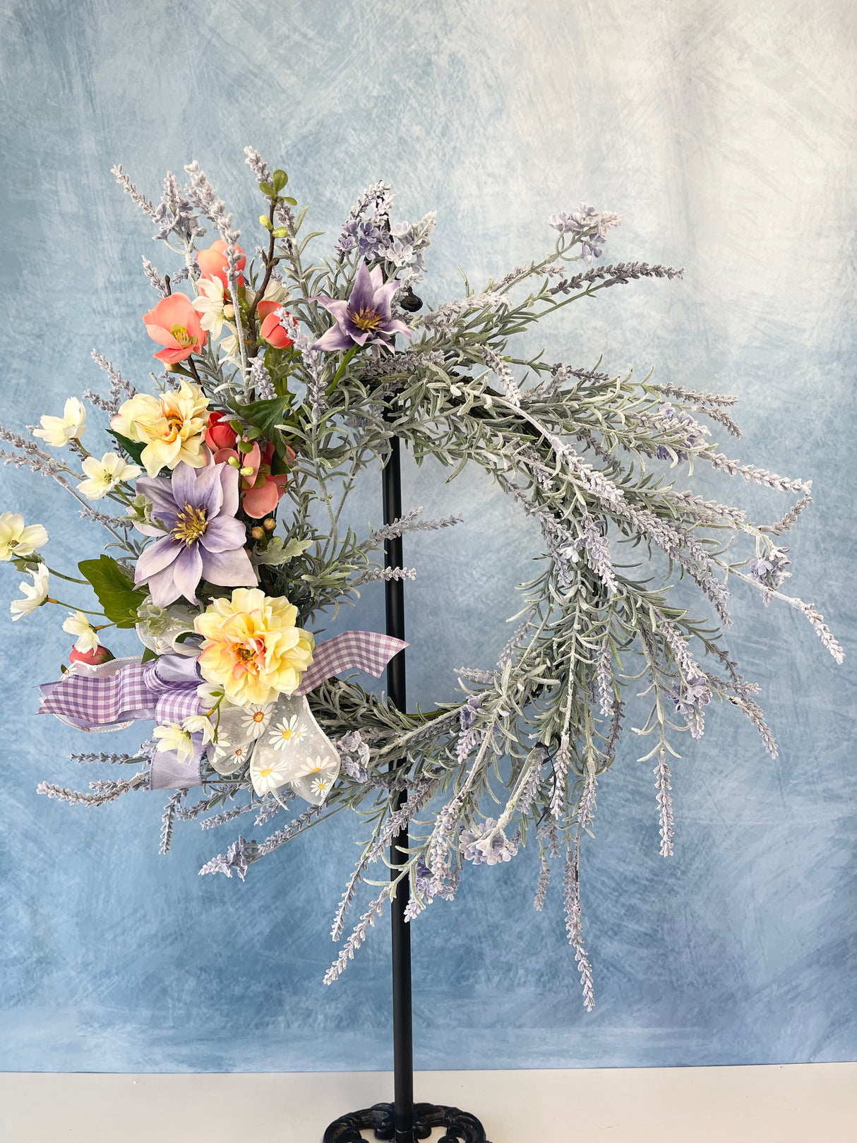 27" Lavender Fields Wreath