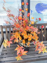 43" Autumn Blaze Porch Pot