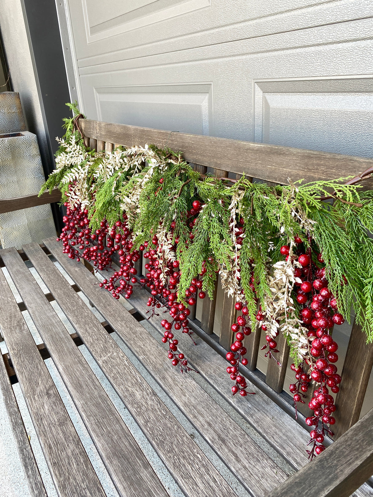 64" Woodland Berry Cascade Garland