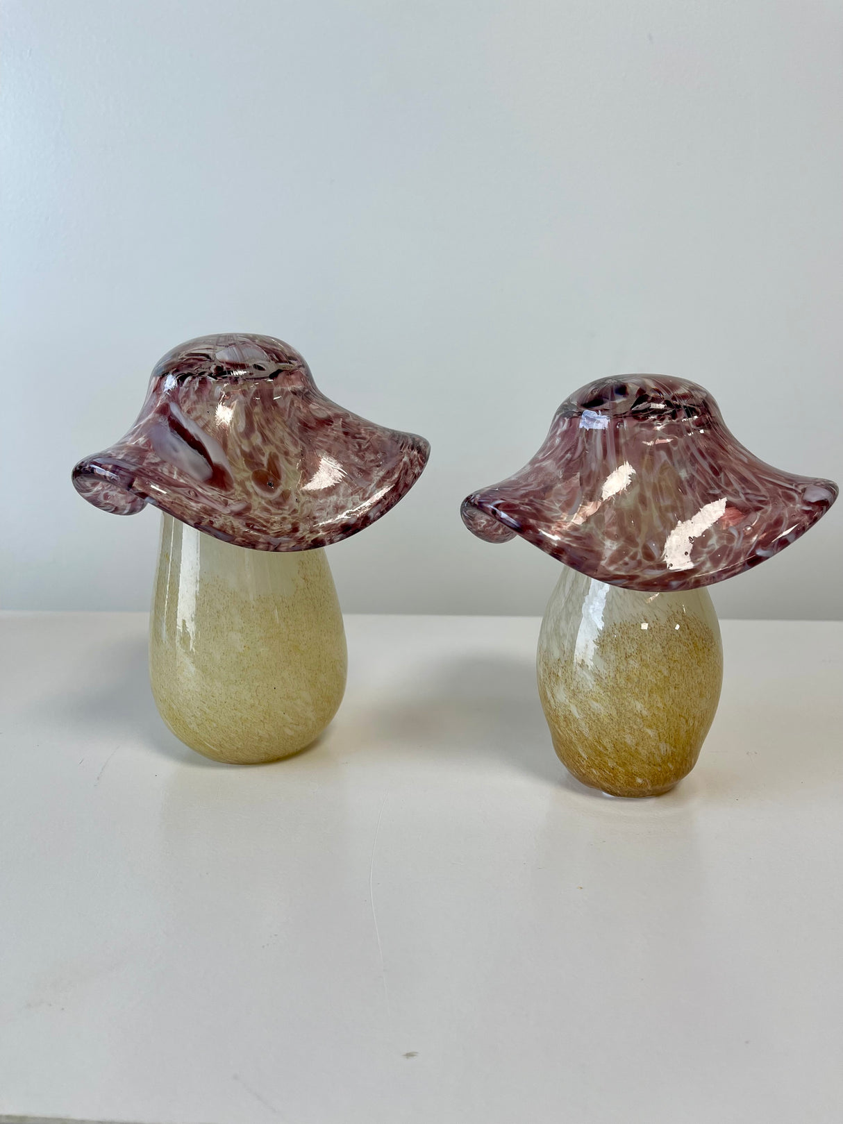 Purple Enchanted Glass Mushroom - 2 sizes