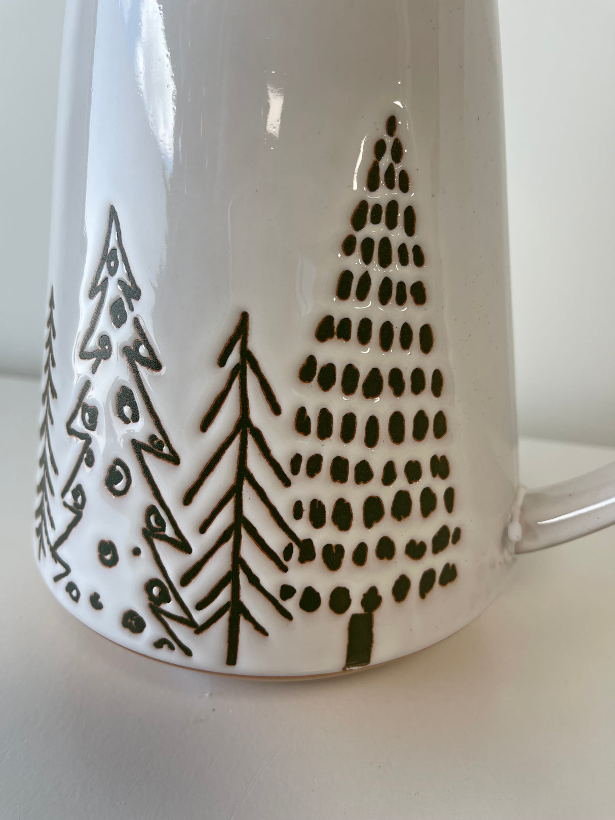 Holiday Ceramic Pitcher