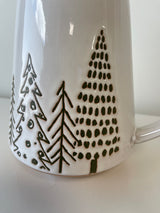 Holiday Ceramic Pitcher