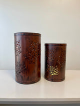 Brown Leaf Lanterns -2 Sizes