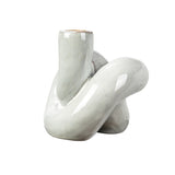 Stoneware Double Taper Candleholder