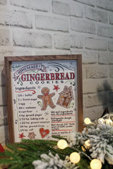 Christmas Treats VI Gingerbread Wood Art