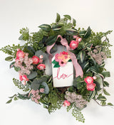 17" PS I love you Wreath