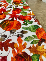 Full Pumpkin Foliage Table Runner