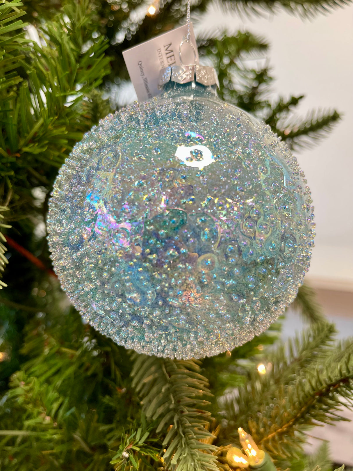 Shimmering Glass Ornaments -2 Styles