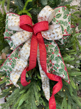 14" Holly Days Bow