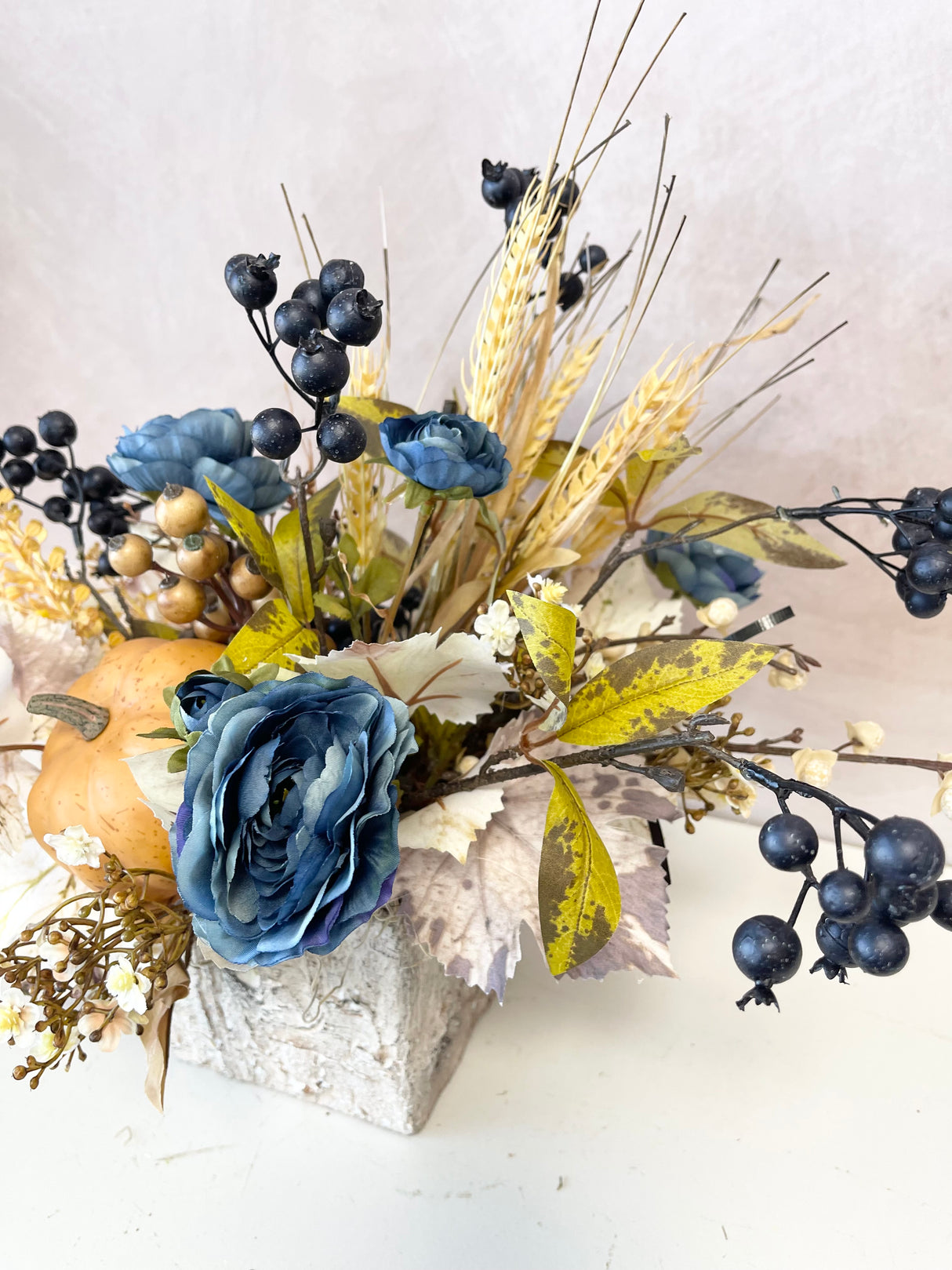 21" Blue October Centerpiece