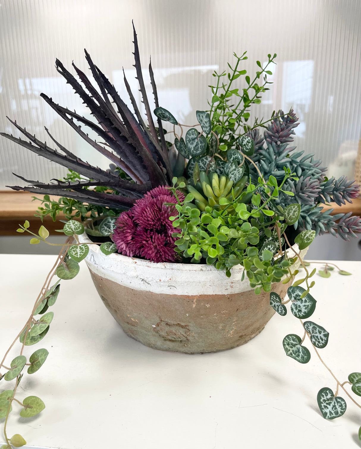 Warm Succulent Centerpiece Kit