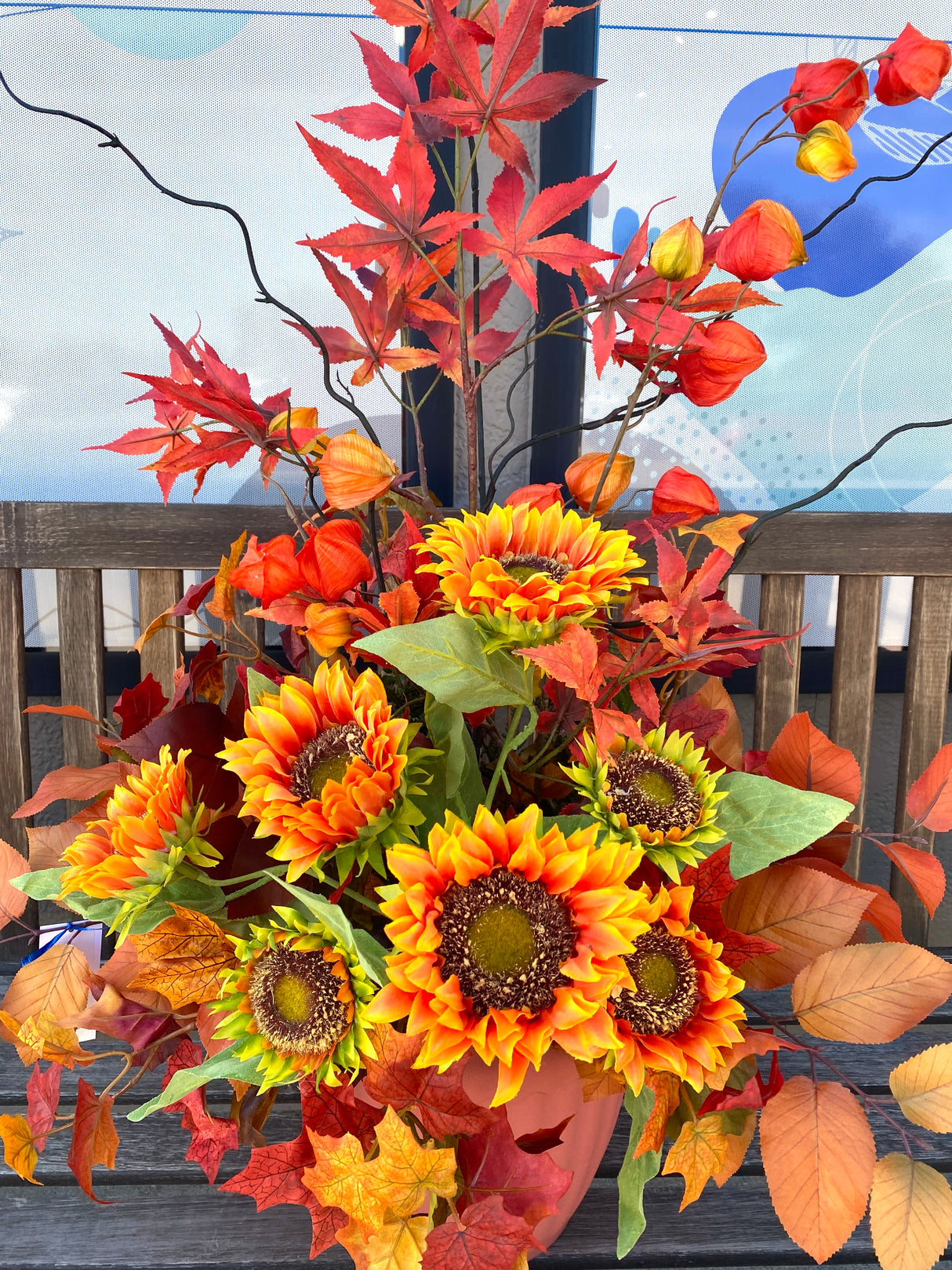 40" You Color My World Porch Pot
