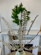 Jeweled Glitter Fern Spray