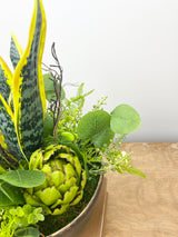 15" Touch of Artichoke Centerpiece