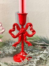 Cast Iron Bow Taper Holder -2 Colors