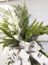 27" Winter Cuddles Teardrop Swag