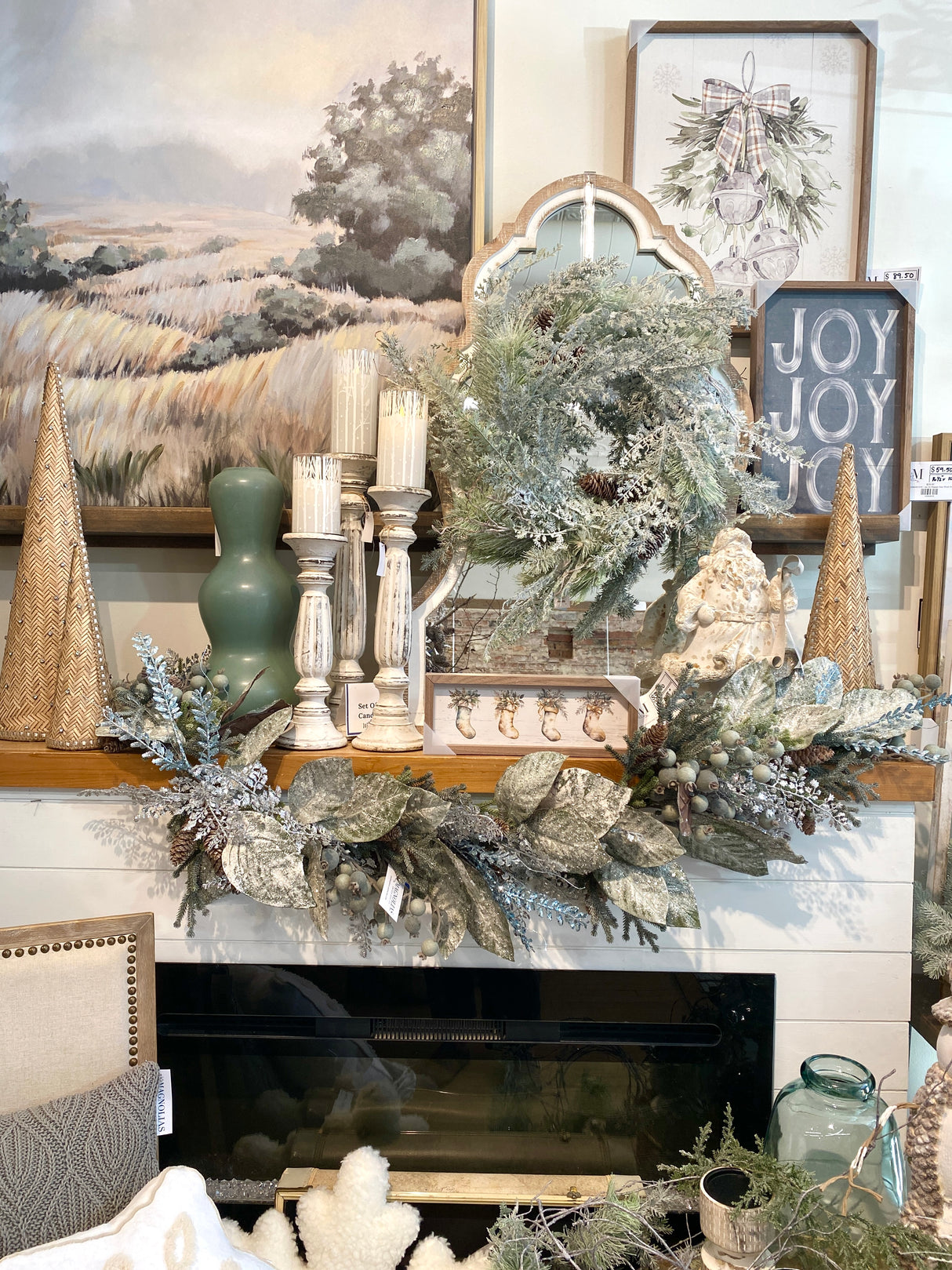 5" Serene Frost Garland